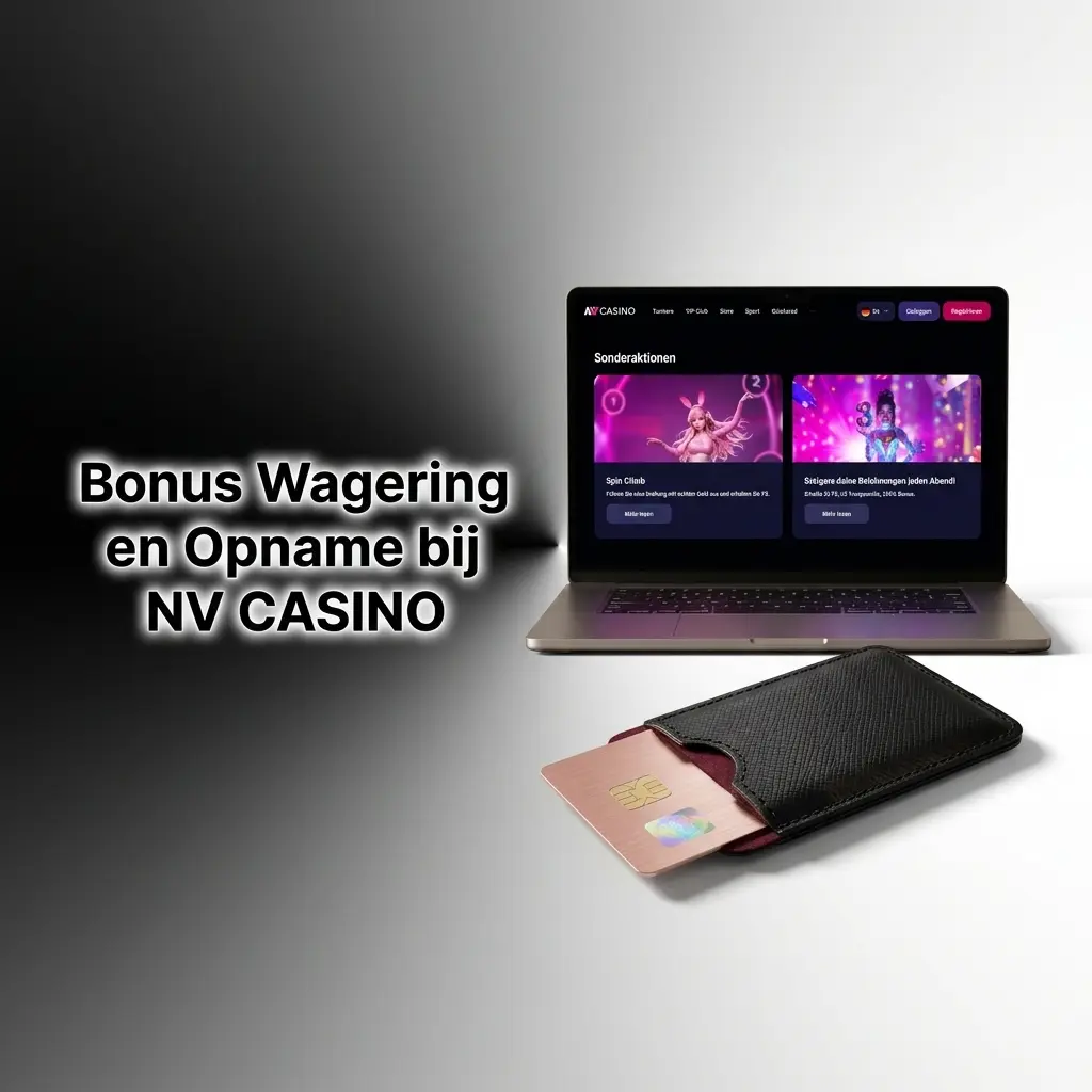 Bonusvoorwaarden bij NV CASINO: 35x wagering op bonusgeld, opname pas mogelijk na voltooiing, max. 2500 EUR.