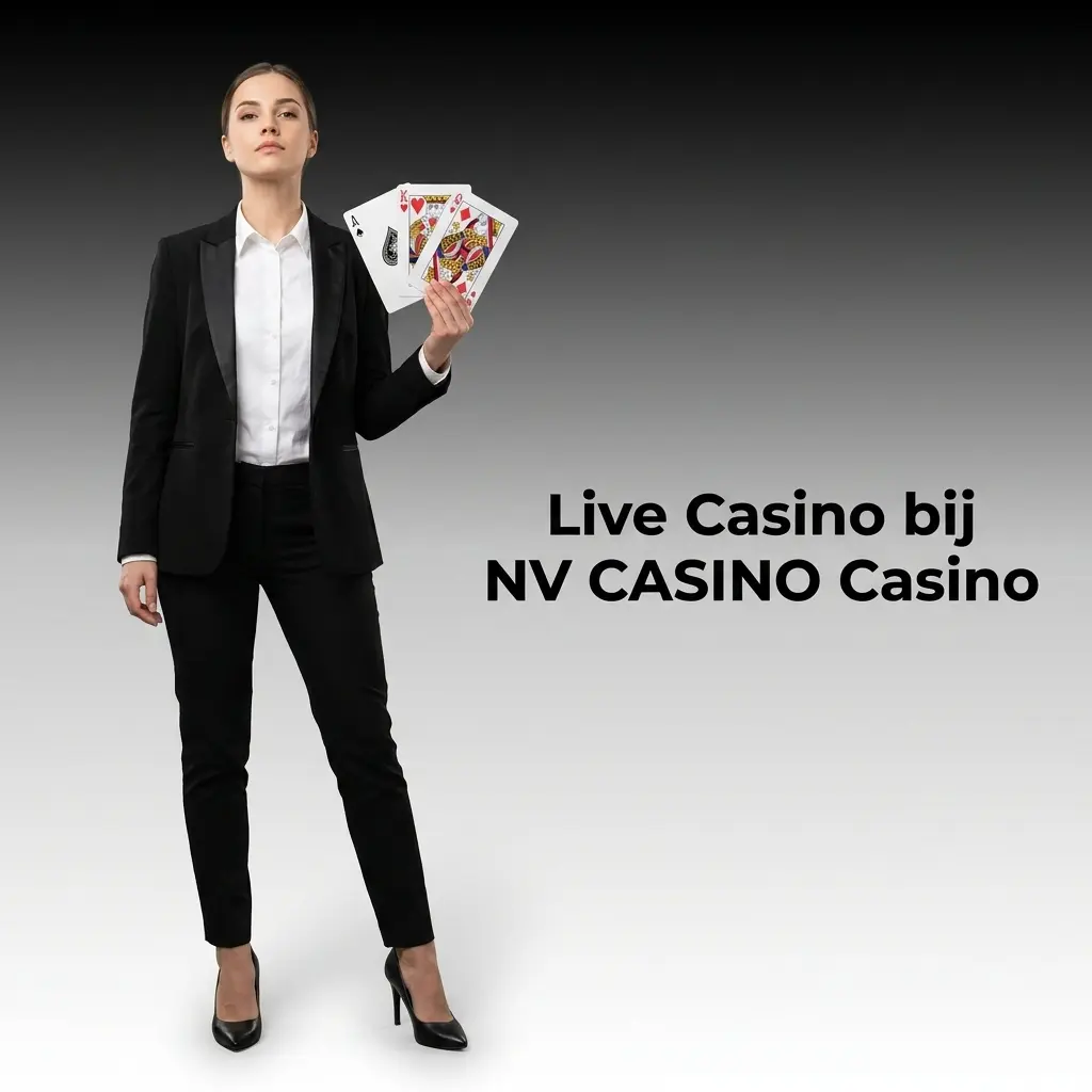 Live Casino bij NV CASINO met live dealers voor Blackjack, Roulette, Baccarat, Game Shows en Poker via videostream.
