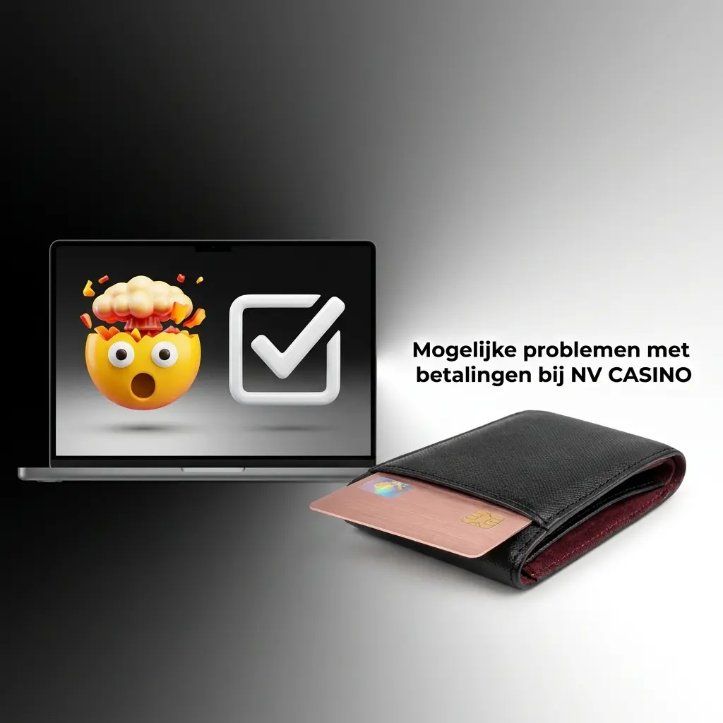 Overzicht van mogelijke betaalproblemen bij NV CASINO, zoals storting, opname en verificatie