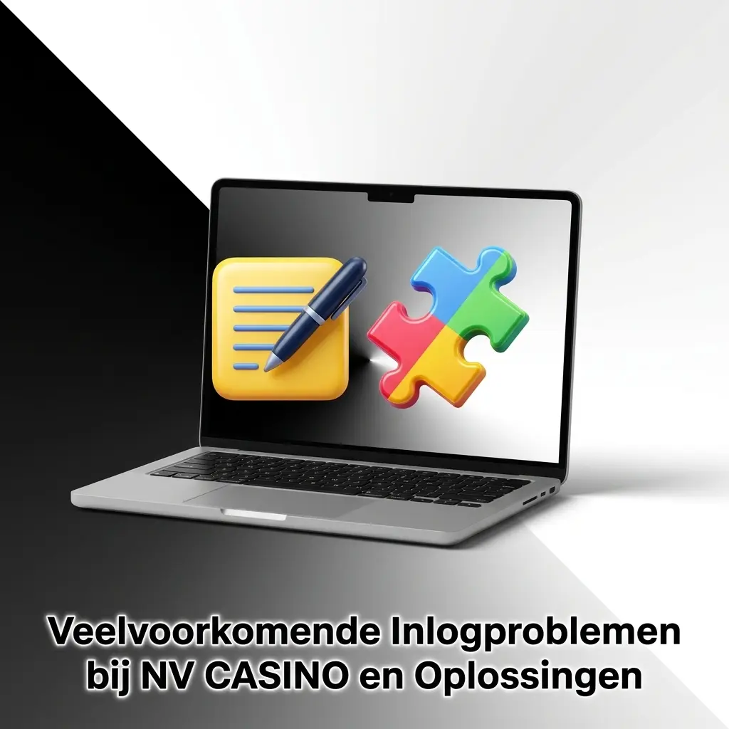 Overzicht van veelvoorkomende inlogproblemen bij NV Casino met bijbehorende oplossingen voor wachtwoord, verificatie en verbinding.